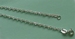Zilveren Ketting/Collier, 49 cm 