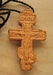 Houten kruisje met crucifix 